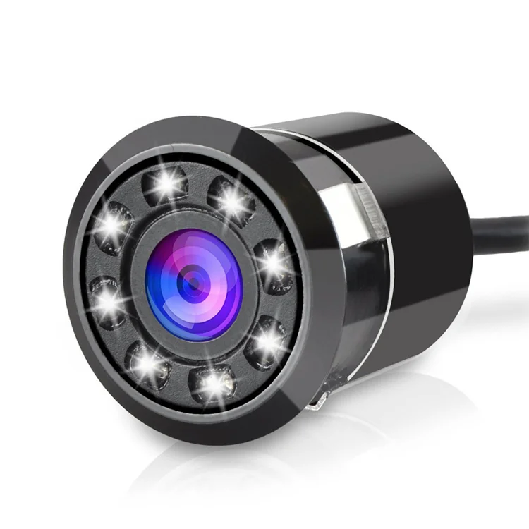 

18.5 8LED Night Vision Car Rear View Camera 120 Wide Angle Universal Car Backup Parking Camera HD Waterproof Car Camera