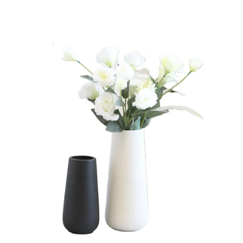 

Wholesale Flower Vases Decor Decorative White Porcelain Centerpiece Vase Ceramic Nordic Vases Modern For Home Decor