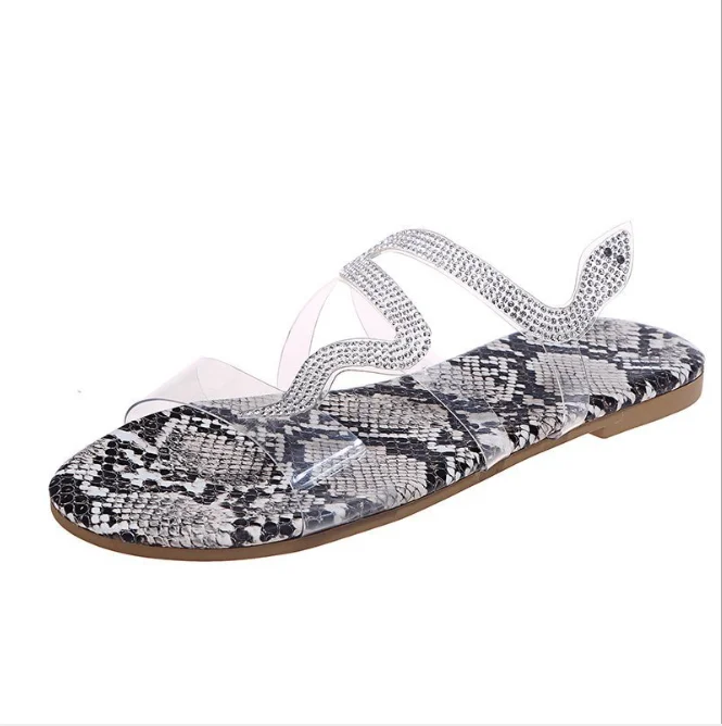 

Women Sandals Rome New 2020 Fashion Ladies Shoes Summer Rhinestone Sandals Shoes Women Flip Flop Beach Slide