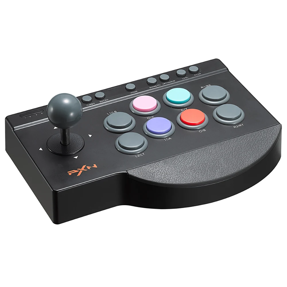 

High-quality SUNDI PXN 0082 USB Game Arcade Controller Street Fighter For Android PC PS3 PS4 X-one Switch Joystick Stick, Black