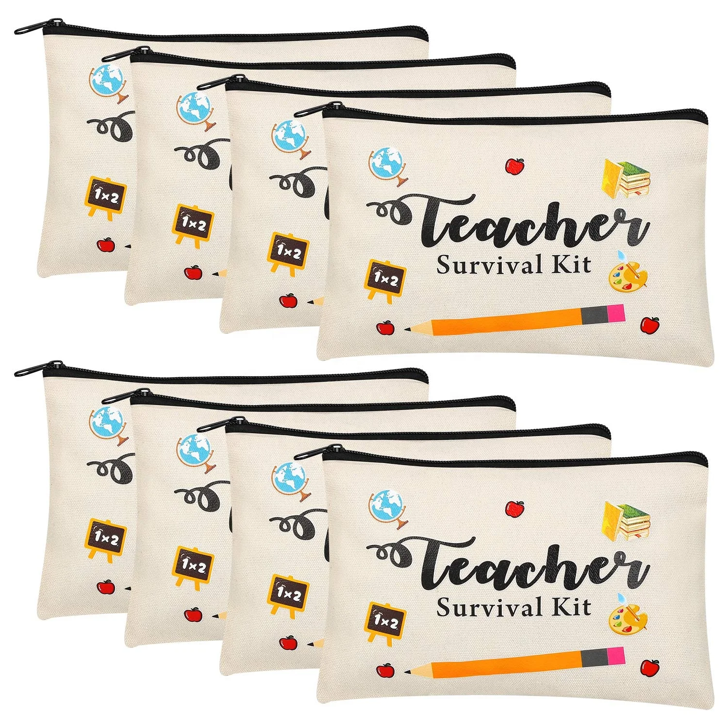 

with customized personalized logo small zipper cotton pouch bag, Customize accept