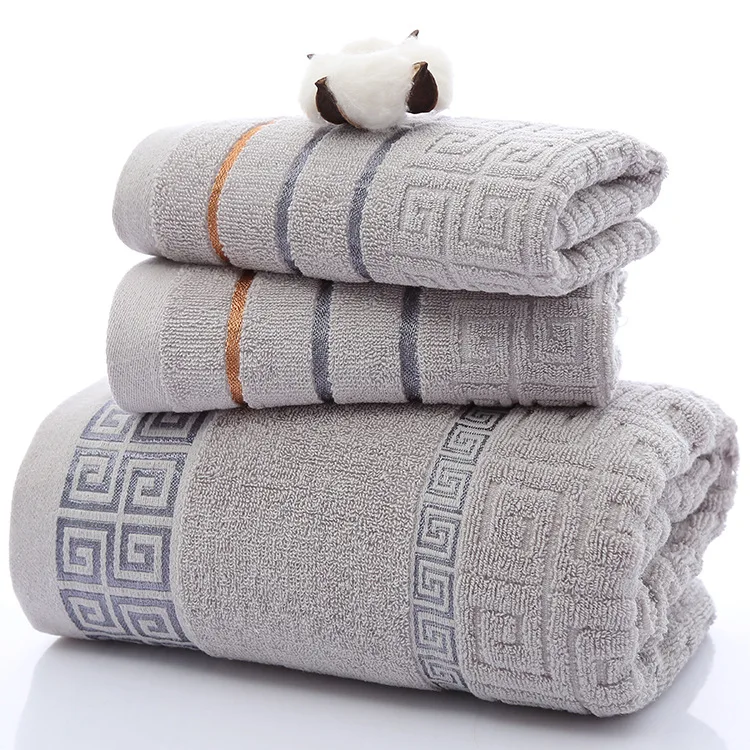 

Premium 100% Cotton Bath Towel Set for Hotels Custom Soft Lint-Free Luxury Boxed Gift