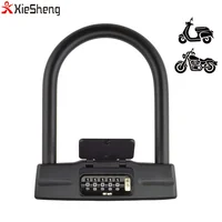 

Bicycle U Lock Heavy Duty Bike Scooter Motorcycles Combination Lock Bicycle Large Code Lock for Anti Theft