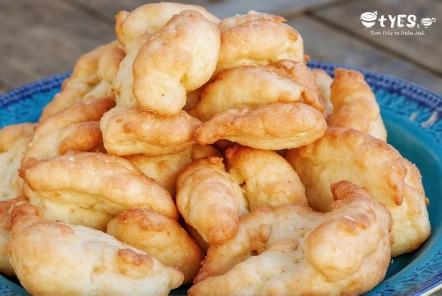 Sopapillas drizzled with honey and sprinkled with cinnamon