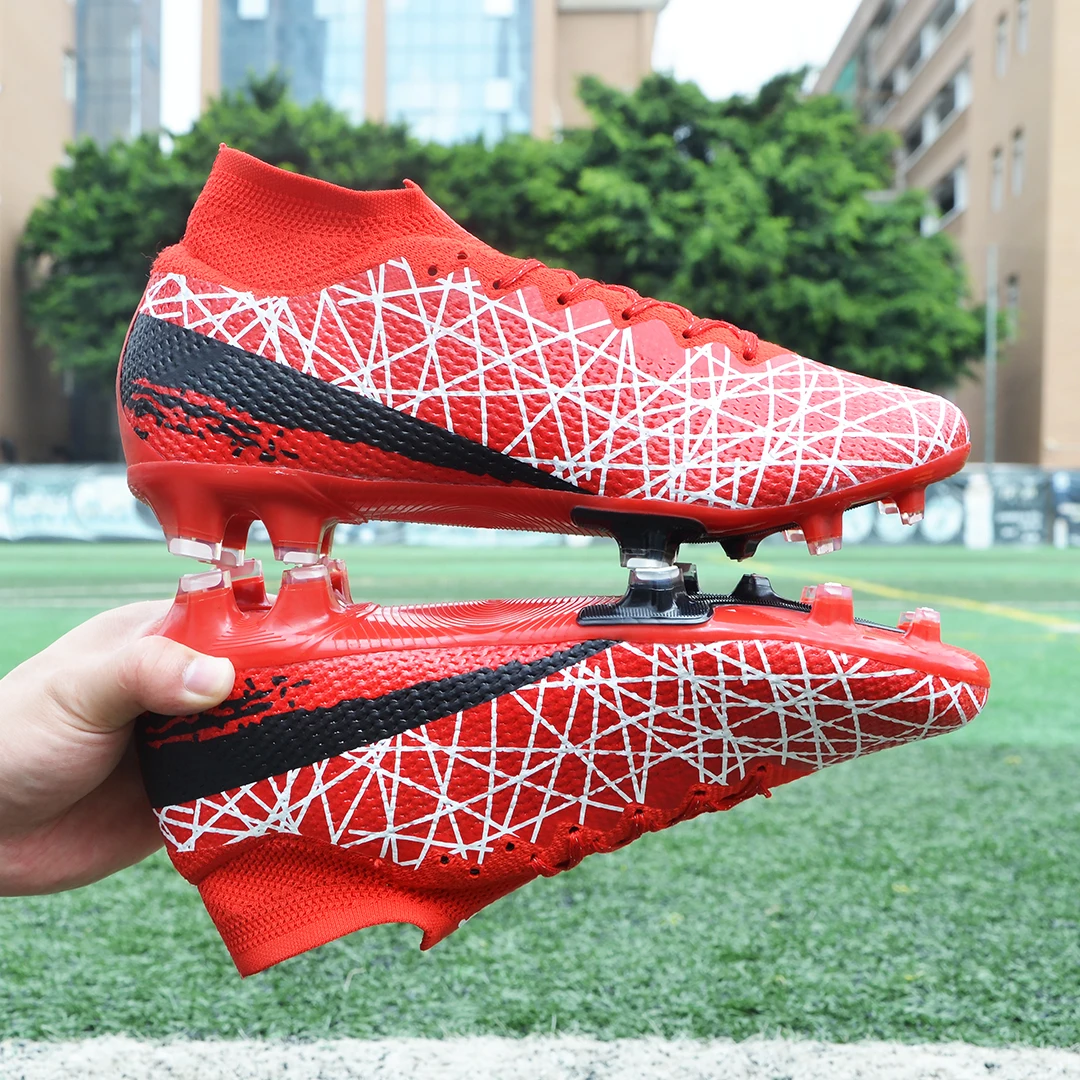 

Professional FG Spikes Football Soccer Boots Spot Drop-shopping Cheap Soccer Shoe Most popular design Breather Cleats for Men