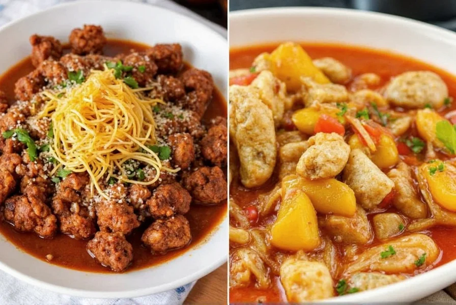 Comparison table of Cajun and Creole food differences