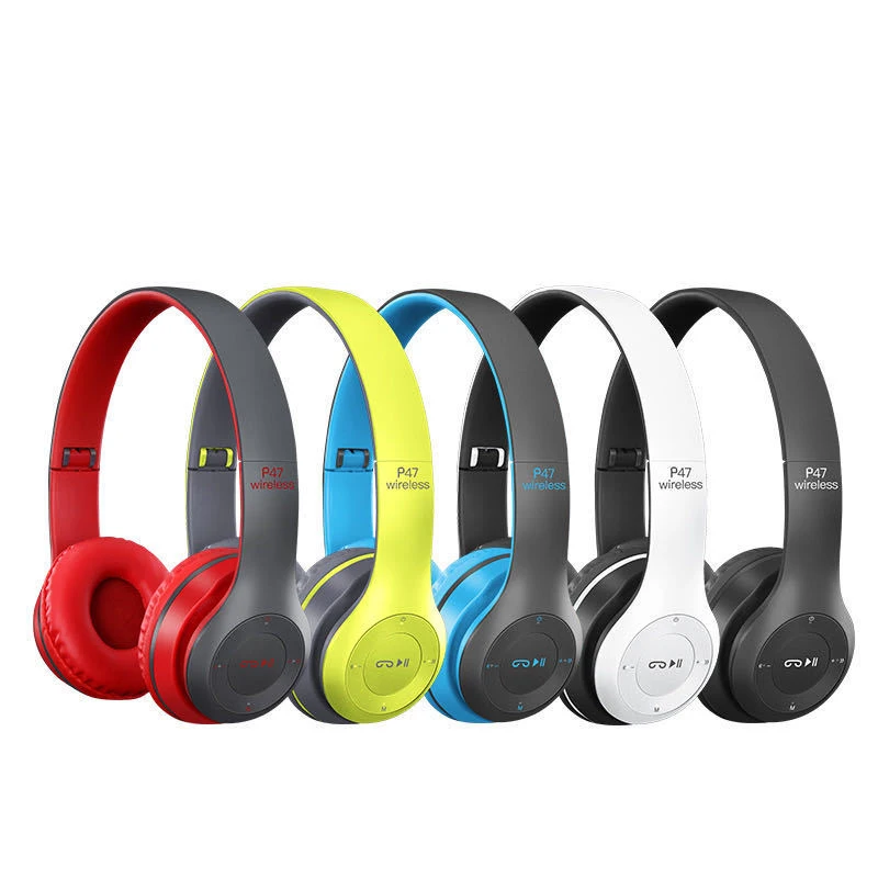

The Cheapest BT headset ST3 Sports headphone P47 Wireless Headphones TF earphone with memory card Hands Free With Microphone