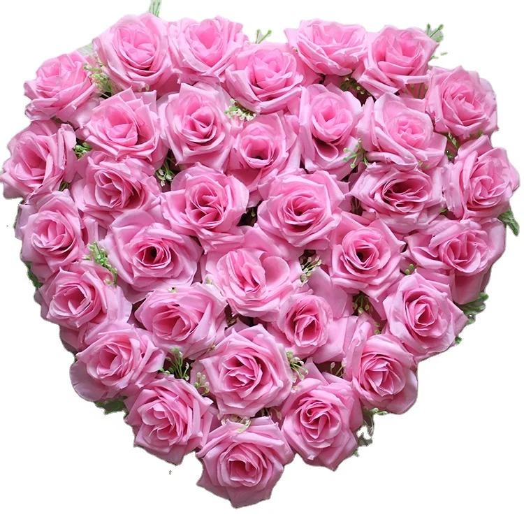 

SPR heart-shaped simulation flowers wholesale artificial silk roses home decoration decoration wedding, Mix color