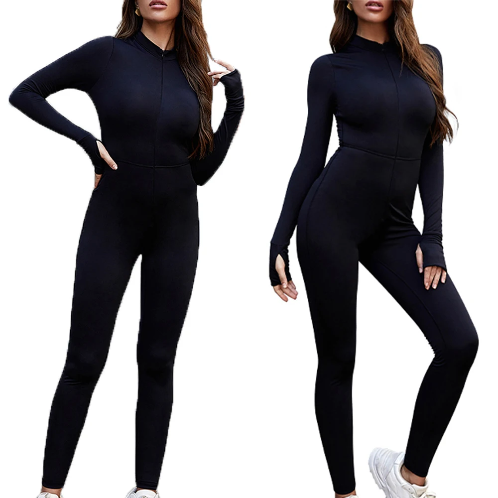

sport long sleeve jogger sets wholesale tracksuit bodysuits for women
