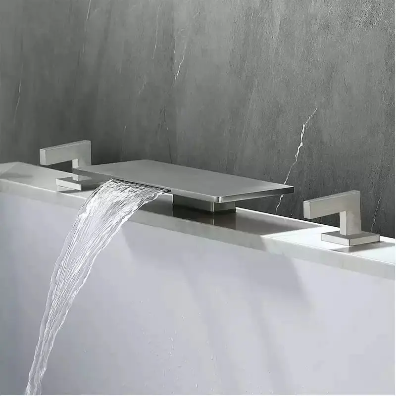 

Whirlpool Soft Bath-mixer Bathtub Parts Tap Set Shower Waterfall Faucet