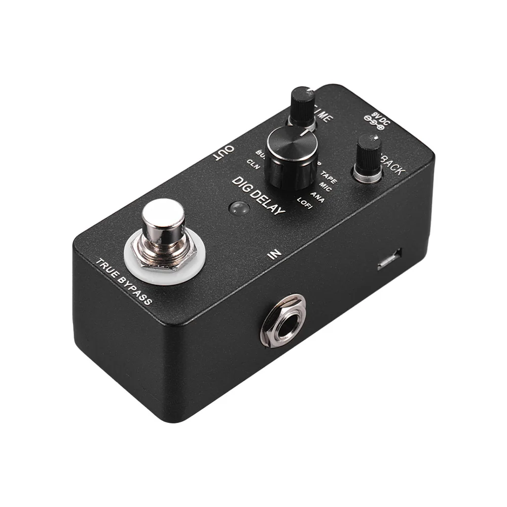 Digital Delay Effect Guitar Pedal Delay Guitar Effect Pedal With 9 ...