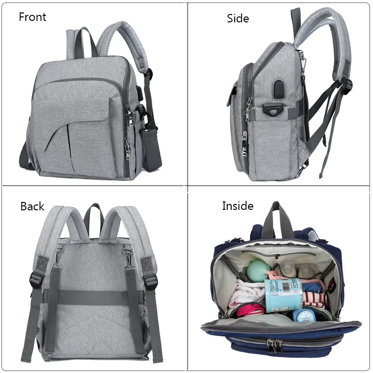 Mommy Bag Multi-functional Backpack Out Pram Hanging Bag Diaper Bag ...