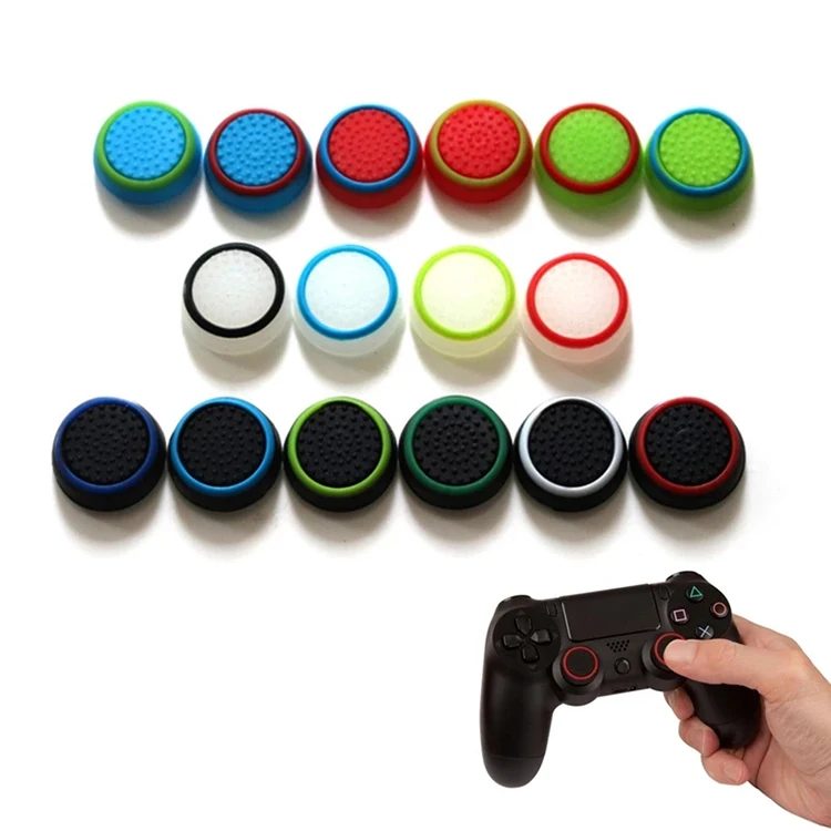 

Replacement Part Game Accessories Thumbstick Analog Silicone Cap For Sony Playstation 4 PS4 Slim Pro Controller