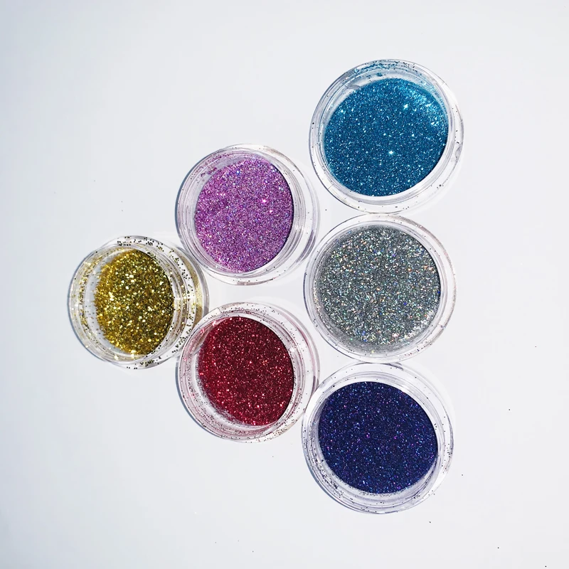 

Hot sale party makeup diamond texture low moq eyeshadow glitter pigments makeup eyeshadow, Multi-colored
