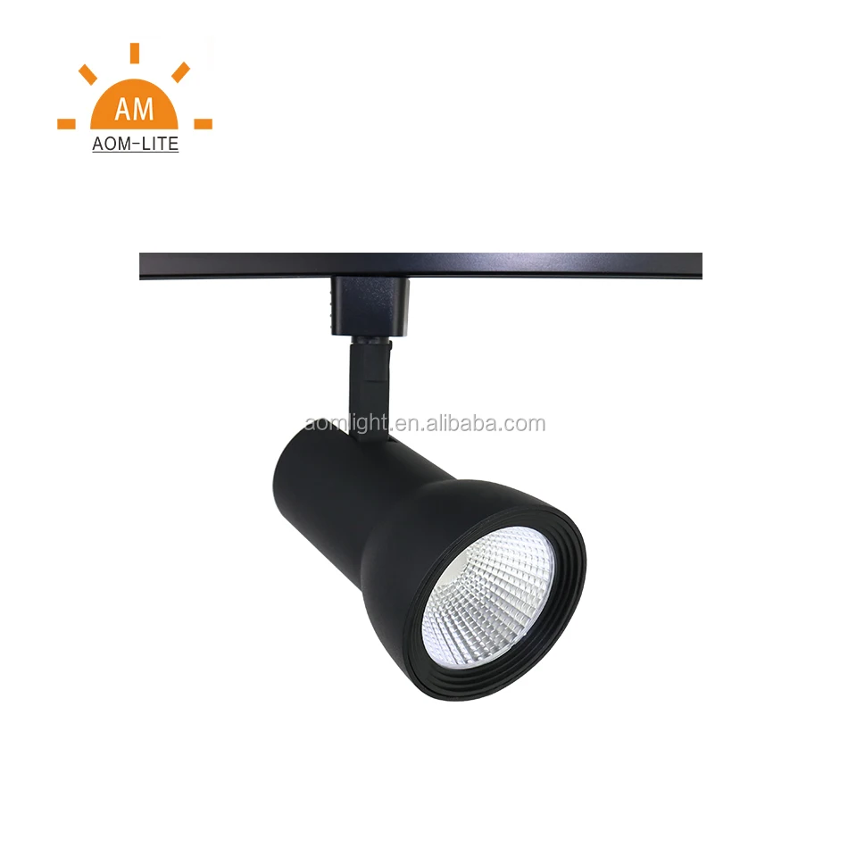 Best-selling commercial LED track light high CRI flicker free light fixture dimmable 24/38 degree Beam angle COB led track light