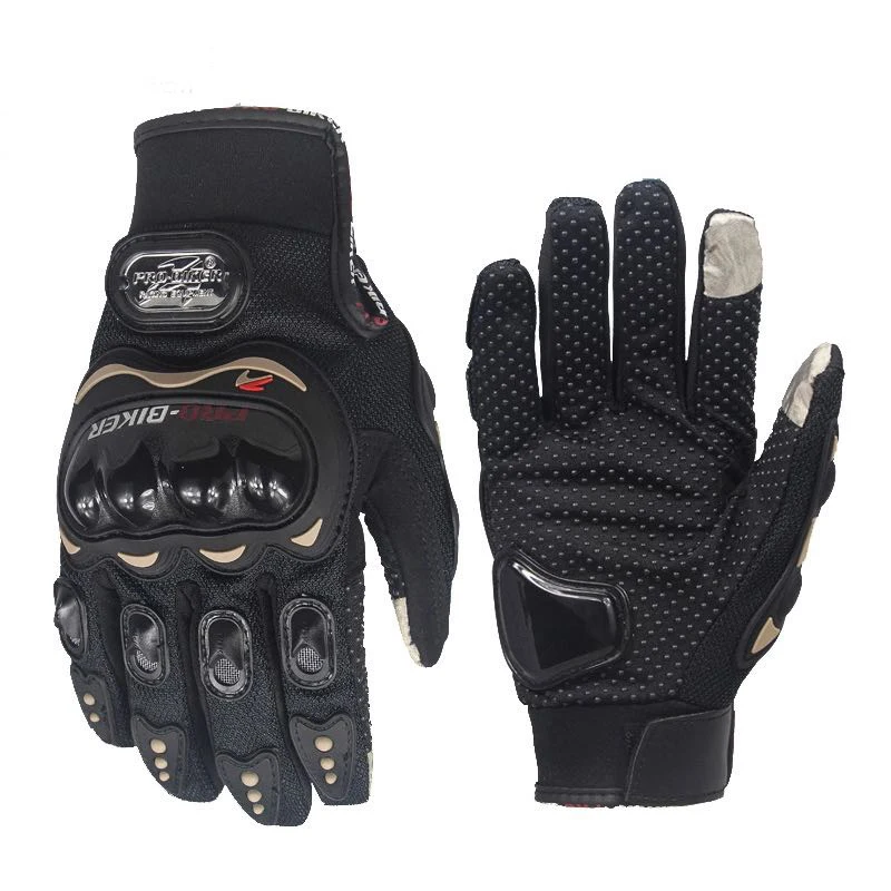 

JFG HOT SELLING Full Finger racing AGloves For motorcycle cycling auto racing skiing skating climbing and other application, Black