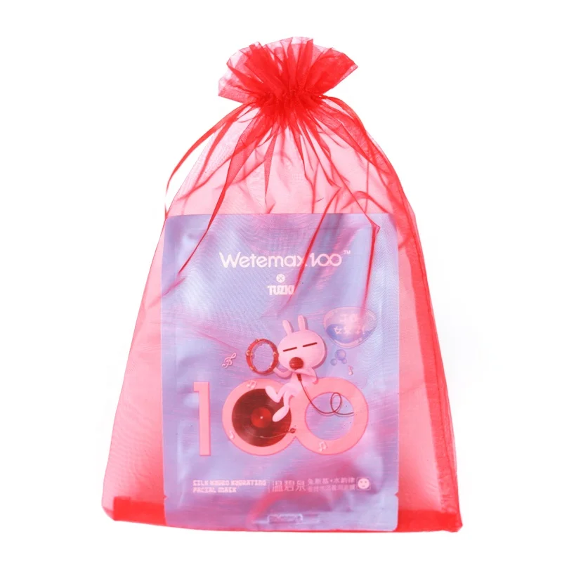 

Jewelry drawstring gift organza pouch/small Christmas gift bag/wedding organza mesh bag, Red,white,black,green,blue...