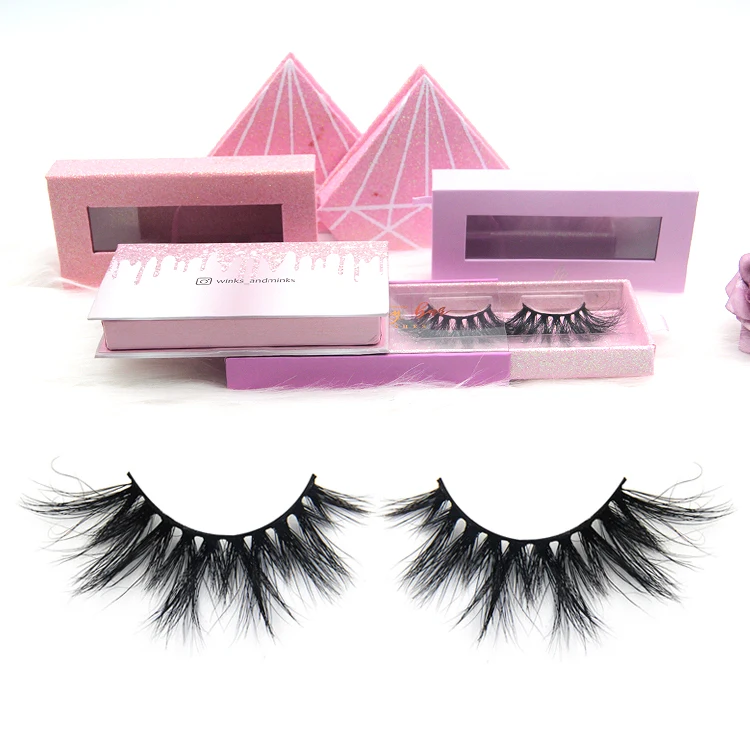 

2021 new arrivals 3d 25mm lashes eyelash vendor customized boxeslashes eyelash vendor, Natural black