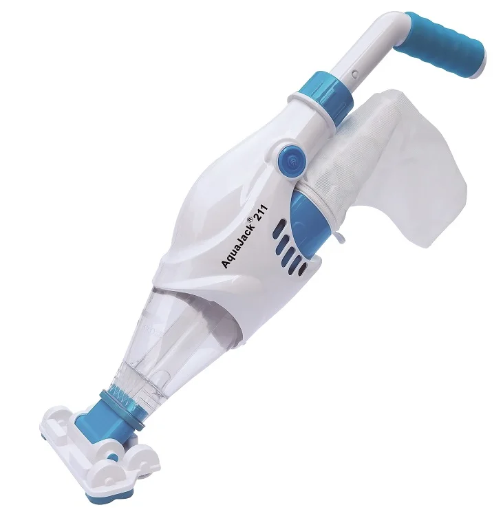 

Cath fish leaves hairs sands CE ROHS UL Aquajack 211 portable cordless vacuum cleaner for pool spa pond
