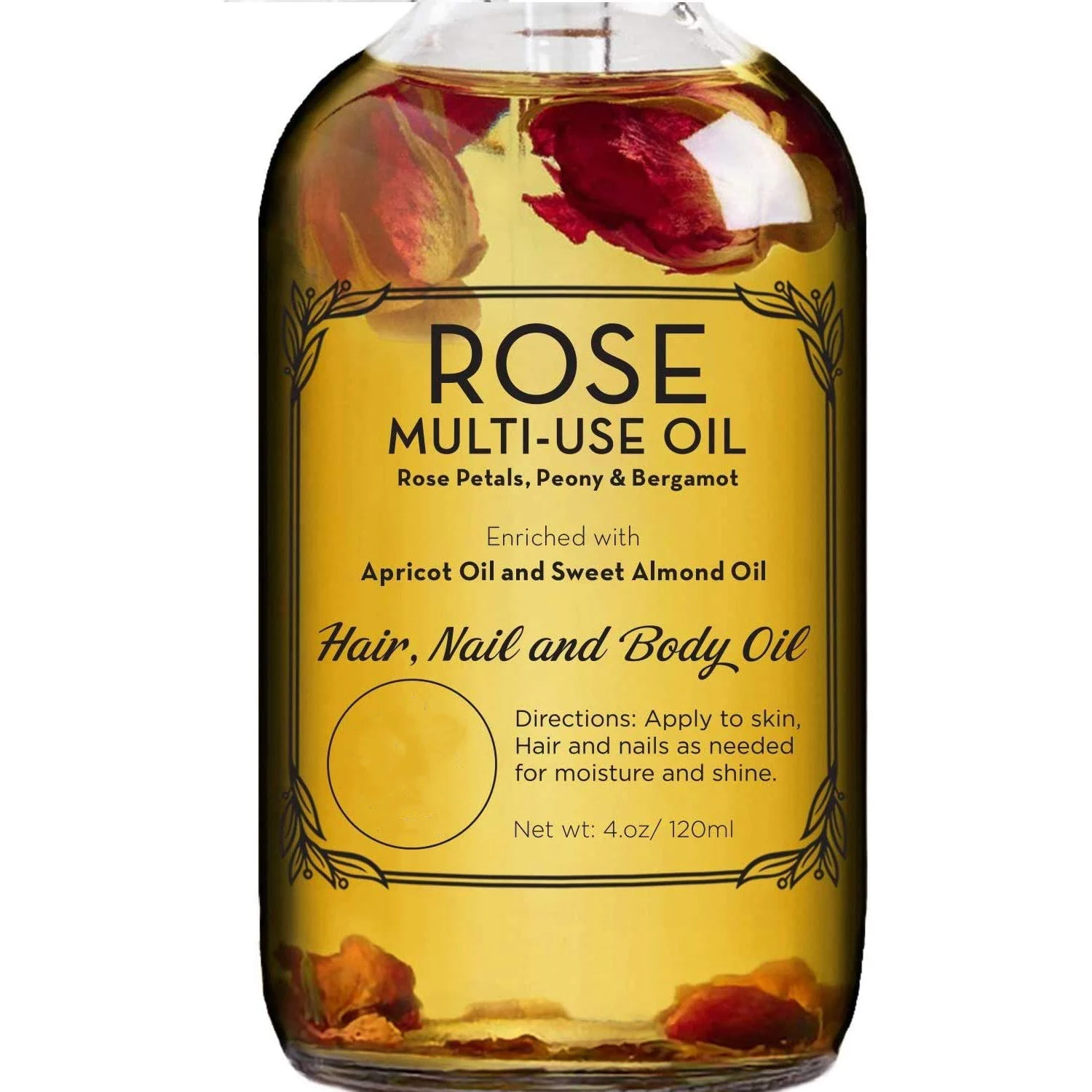 

QQLR Best Private Label Massage Oil 100% Pure Natural Rose Petal Essential Oil For Face Body Rose Oil