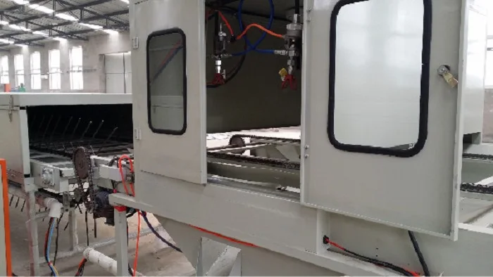 Sales Hot Color Stone Coated Steel Roof Forming Machine Sand Blast Production Line