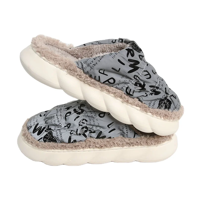 

Sports thick soled series warm slippers household slippers shiny slippers wholesale hot sales of Chinese factories