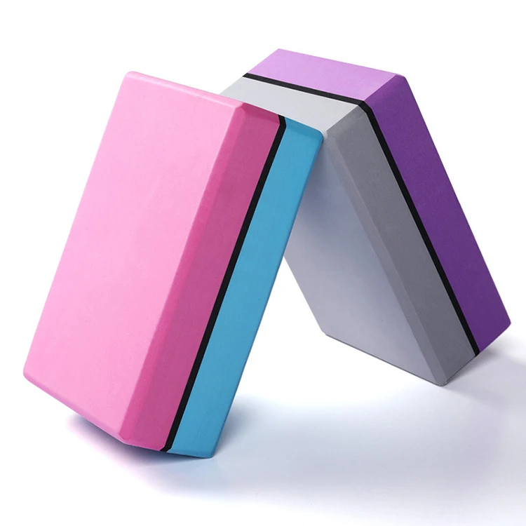 

Custom Design Grey Yoga Brick,Light Weight Yoga Block Gray and Purple
