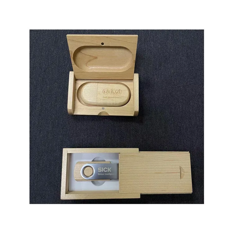 

Premium Gadget Gifts Wedding Giveaways FSC Wood Box Maple USB Flash Memory