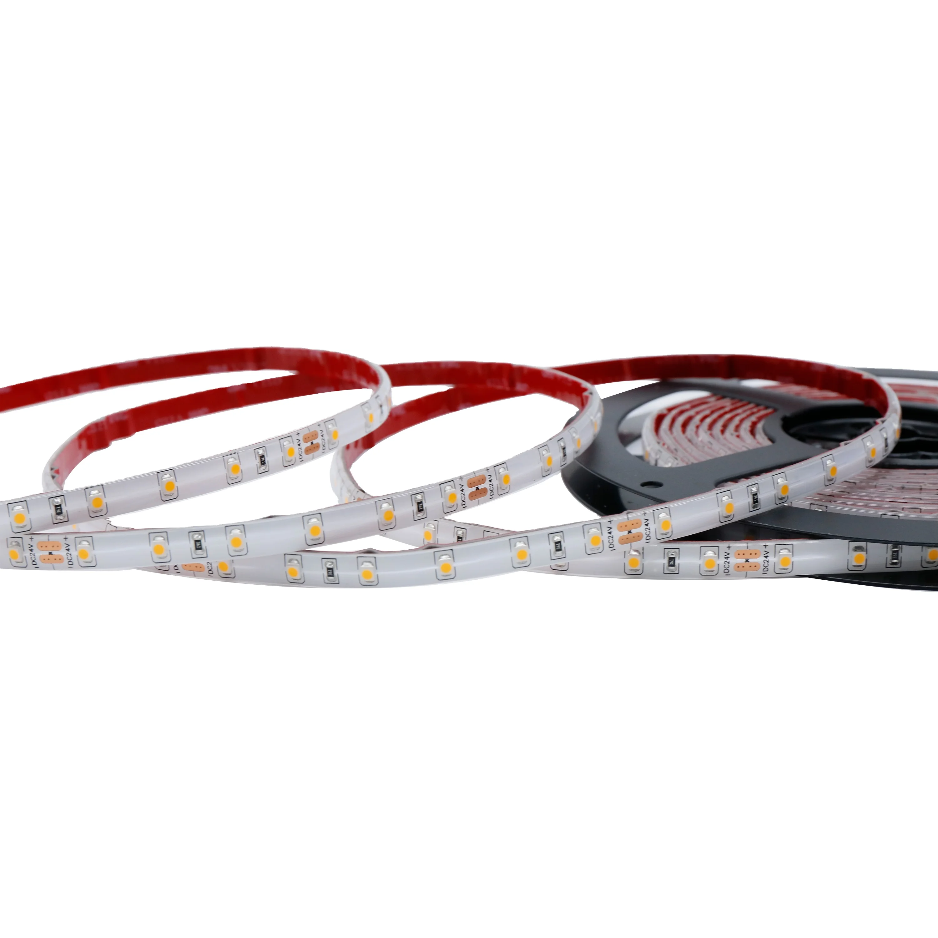 DC24V SMD3528 60LEDS/M Flexible LED strip 8mm width 2.5w/m Low Wattage single color IP65 Waterproof  Tape Light