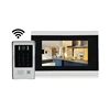 RFID Card And Password Outdoor Unit WIFI Video Intercom Door Phone System With Touch Screen Monitor For Villa