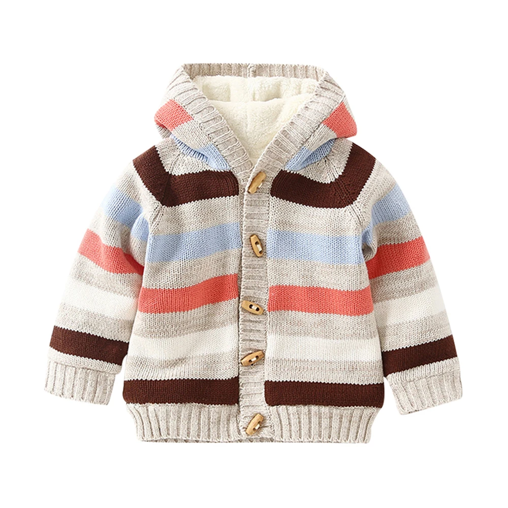 

Mudkingdom Kids Hot Sale Stripe Warm Popular Comfortable Baby Boys Winter Coats Children's coats