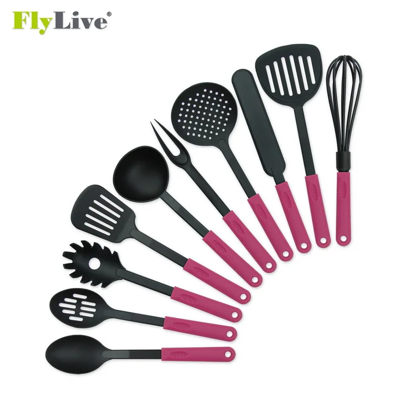 
Hot sale Durable Nonstick Nylon Kitchen Utensils Gadgets Cookware Sets 