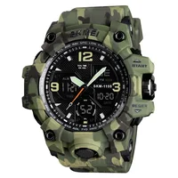 

Skmei 1155 B Big Digital Watches Military Army Men Watch 30M Water Resistant Date Calendar LED Sports Men Business Wristwatches