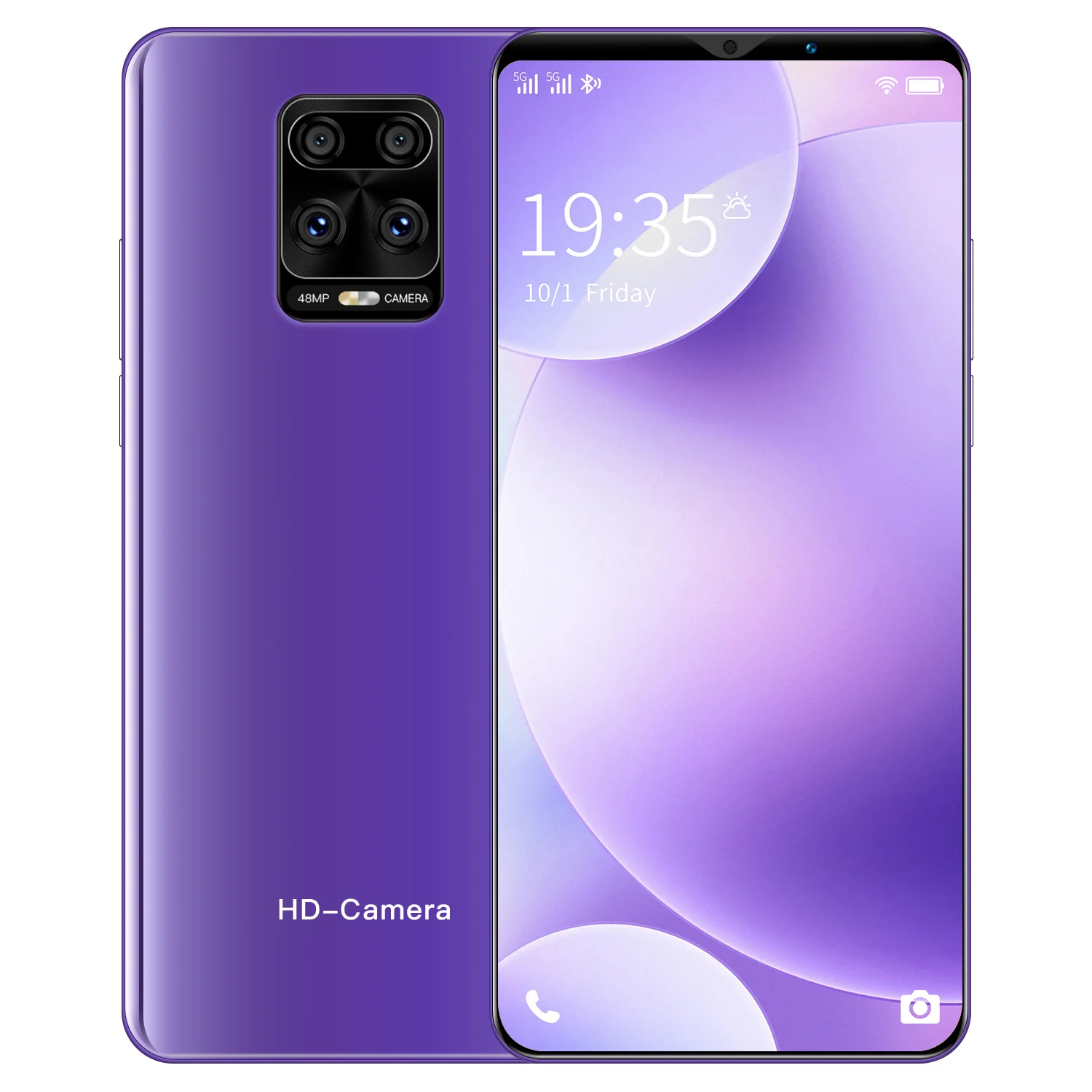 

Top Sale Note 9 Plus 6 Gb+128 Gb Dual Sim 4G 5G Unlocked Android Smartphone, Green/violet/black