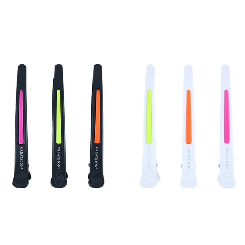 

Super Factory High Quality Hair Grips Clip colorful Korean hairdressing duckbill clip custom logo, 6 color