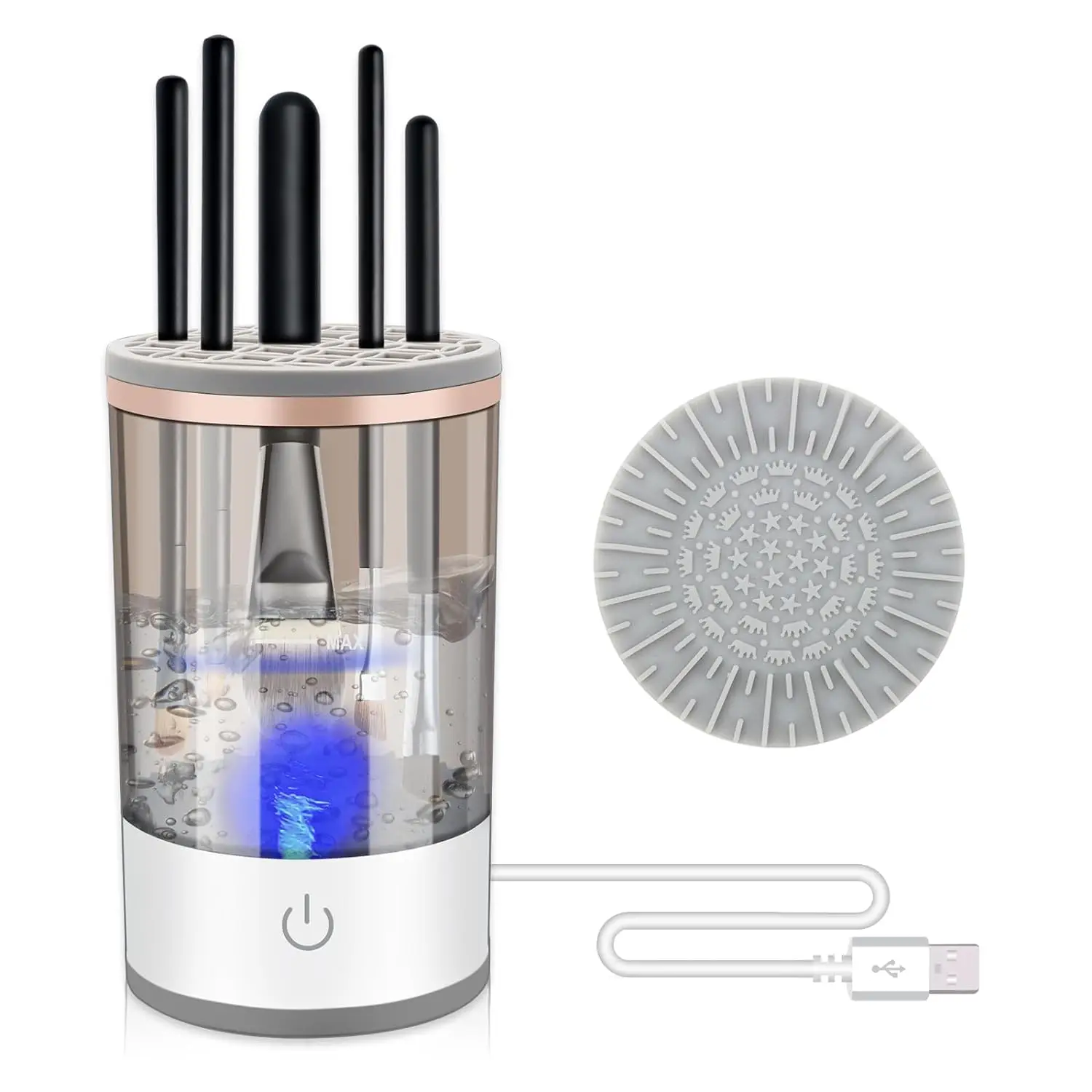 

Usb Lazy Electric Makeup Brush Cleaner Automatic Brush Washer Quick-Drying Tool