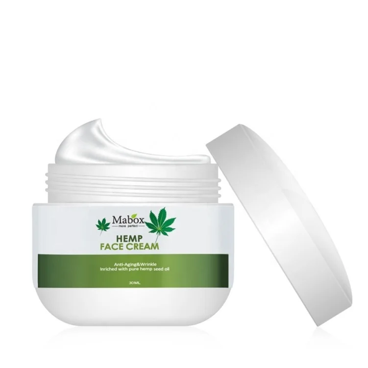 

30ml 100% Natural Mabox Organic Pain Relief Hemp Oil Cream Whitening Skin Care Face Cream For Sale