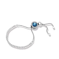 

Wholesale jewelry factory Sliding Bracelets Charms 925 Sterling silver Diamond bracelet Sparkling Slider Tennis Bracelet