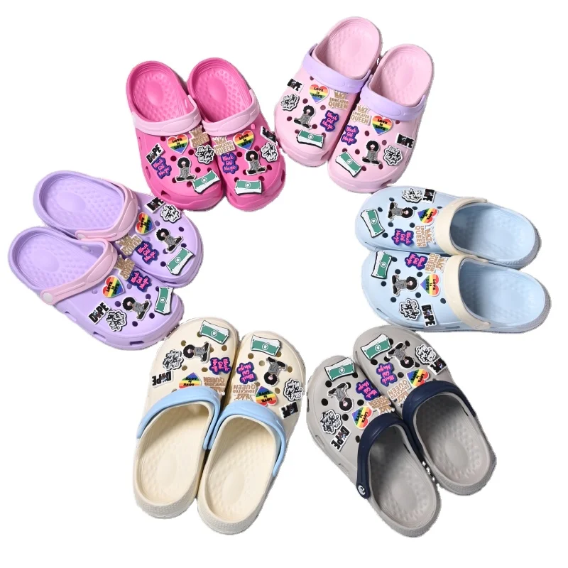 

Summer Cute Ladies Clogs Shoes Outdoor Thick-soled Soft Nurses Shoes EVA Shoes For Women, 7 colors