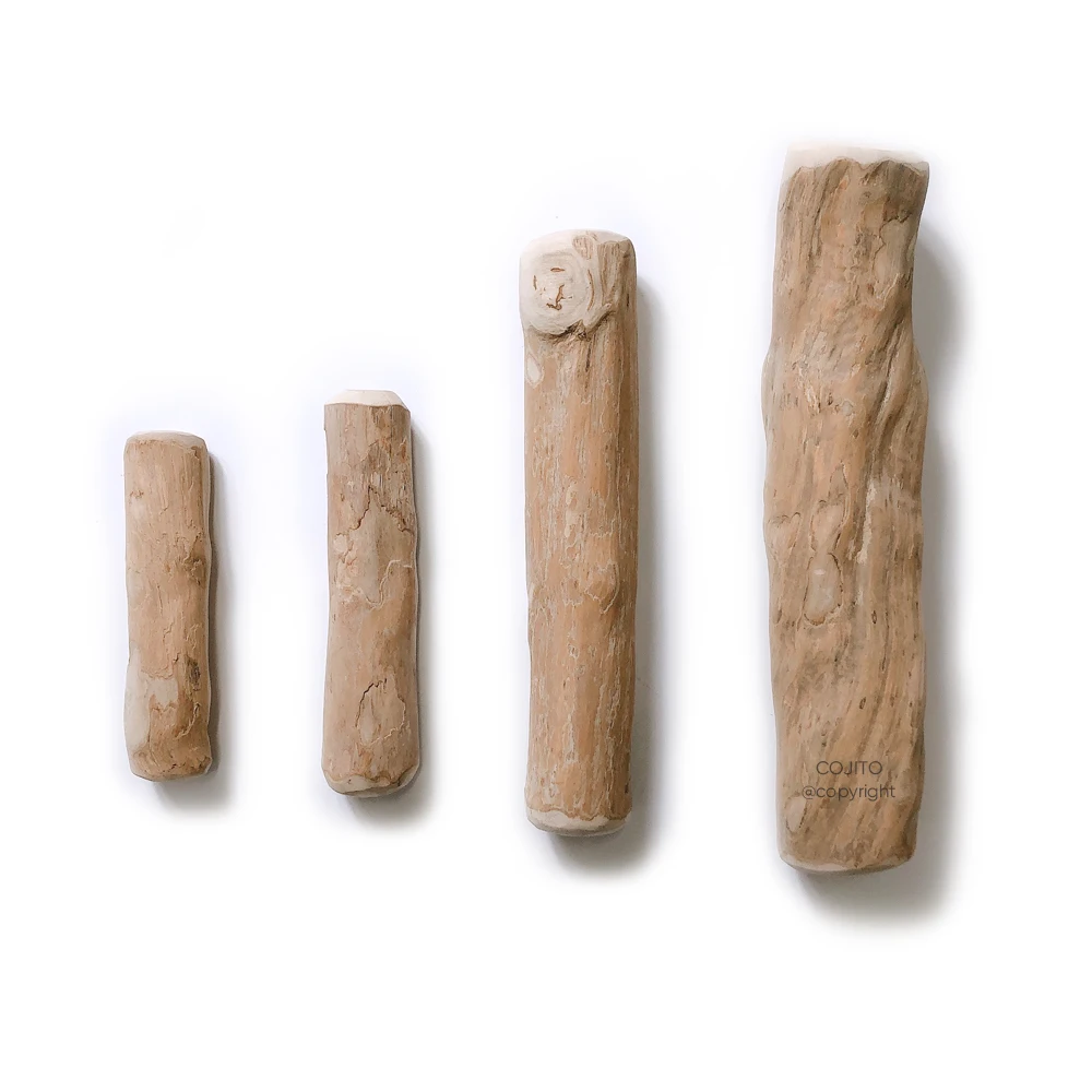 

Wholesale 4 Sizes 100% Natural Real Coffee Wood Chew for Dogs