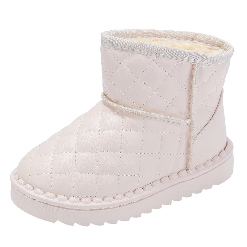

Moyo Waterproof Nylon Quilted Boot Flat Custom Kids Fur Rubber Eva Rain Ankle Snow Winter Boots For Kids