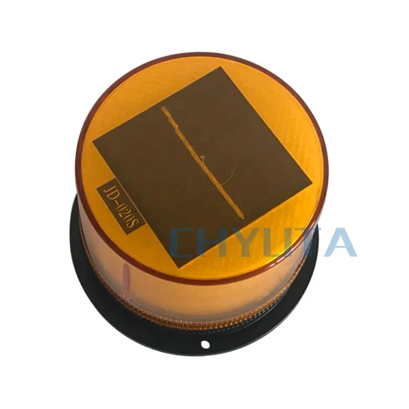 Solar Led Warning Light Flashing Lamp Cell Powered Warning Lights Signs For Beaconbeacons