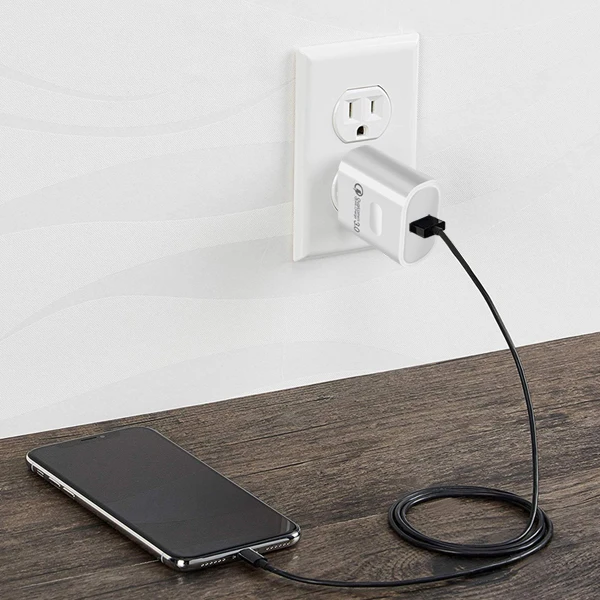 
18w QC3.0 quick charge usb wall charger single port adapter for mobile phone and tablet us eu plug 