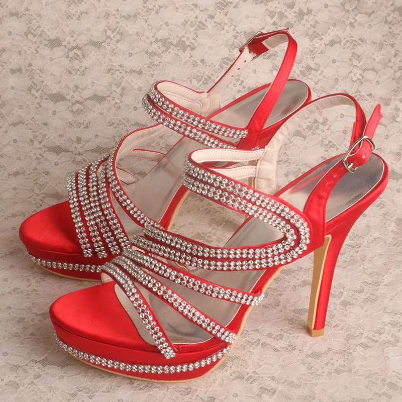 

Ladies Sandals New Design Rhinestone Shoes Platform Sandals Womens