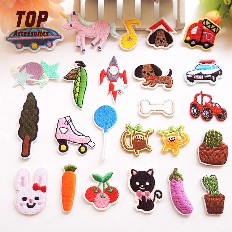 

Wholesale Iron on Fruit Embroidered Patches Custom Patch Embroider