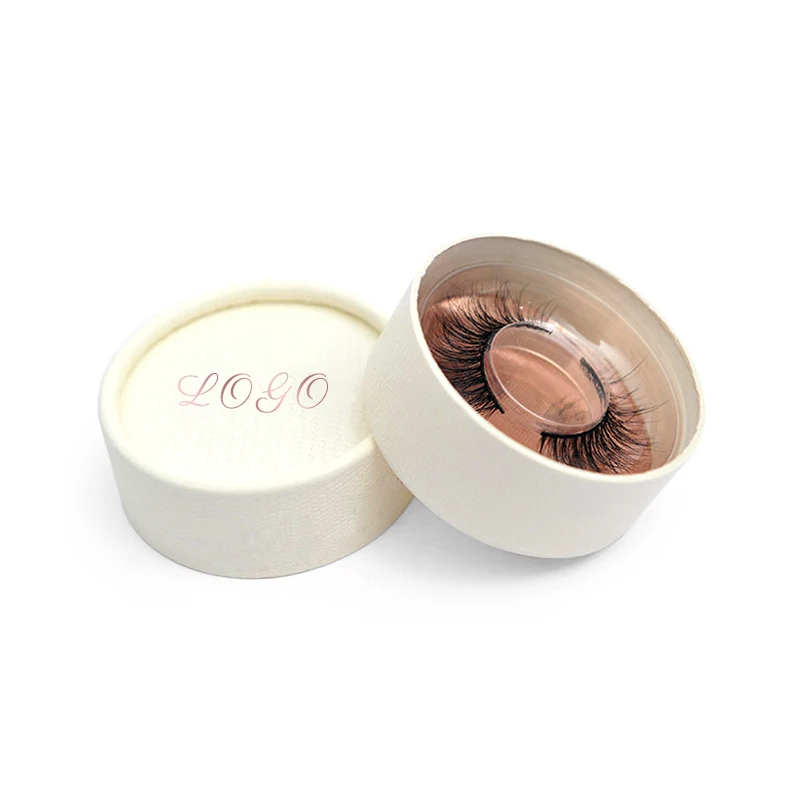 

Shuying SY eyelash tray round packaging custom eyelash with eyelashes package box