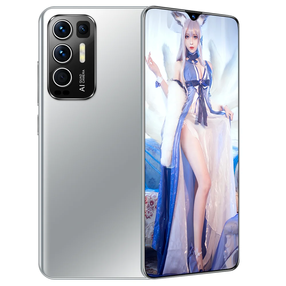 

2021 Hot mobile phone Reno5 pro+ 8GB+256GB Android smart phones 6.7 inch cheap price mobile phone support dropship