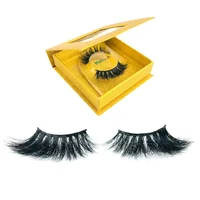 

Private label real 25mm mink eyelashes customized packing 3d mink false eyelashes