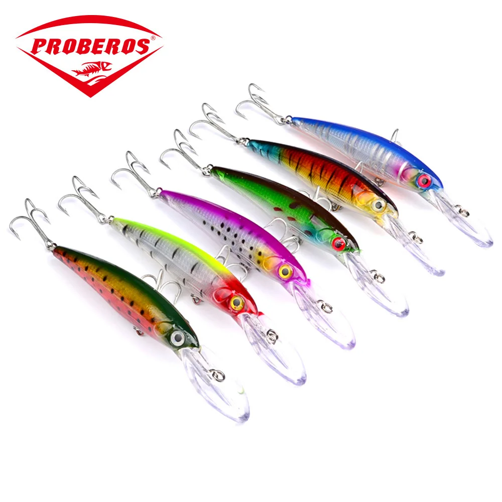 

Minnow Fishing Lure Hard bait 165mm/33.4g Sinking deep dive 4.5m Wobbler Crankbait Hook 3D eye Sea fishing Isca Artificial