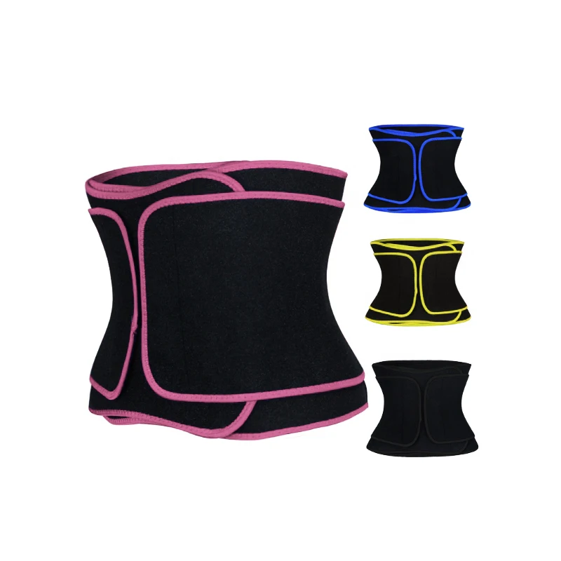 

New 2021 Reversible Thermal Waist Trainer Custom Logo Women Gym Slimming Sweat Slim Neoprene Sauna Belt Waist Trimmer For Men, Customized color